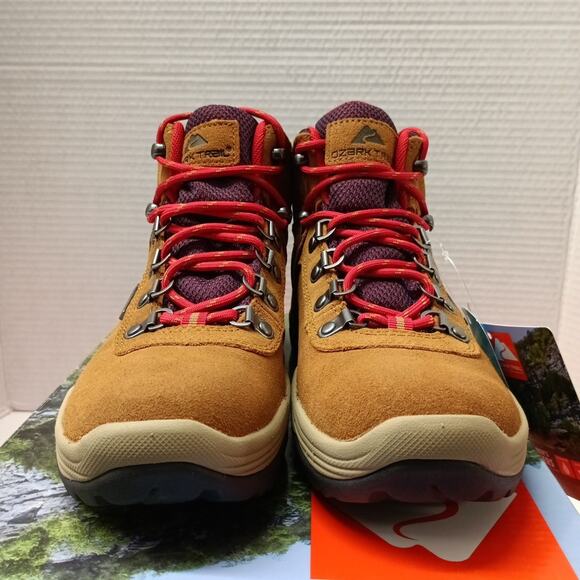 Ozark Trail Women's Waterproof Stoneclad Hiker Boots Wheat Color Size 6 hiking - Picture 2 of 8